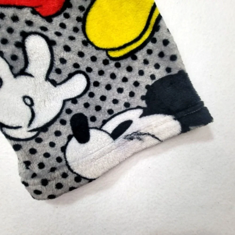 Disney Mickey Mouse Womens Pajama Pants Large Fleece Lounge Sleepwear Drawstring - Picture 6 of 13